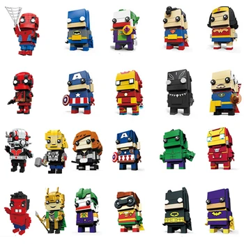 

Compatible With Lepining Brickheadz Avengers 3 Infinity War Guardians Brick Heads Headz Building Blocks Sets