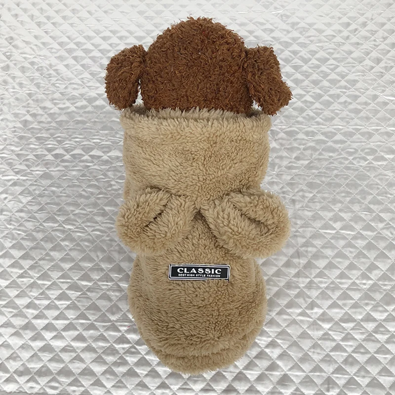 Флисовая Толстовка для собак зимняя одежда пальто куртка Мягкая Ropa Perro