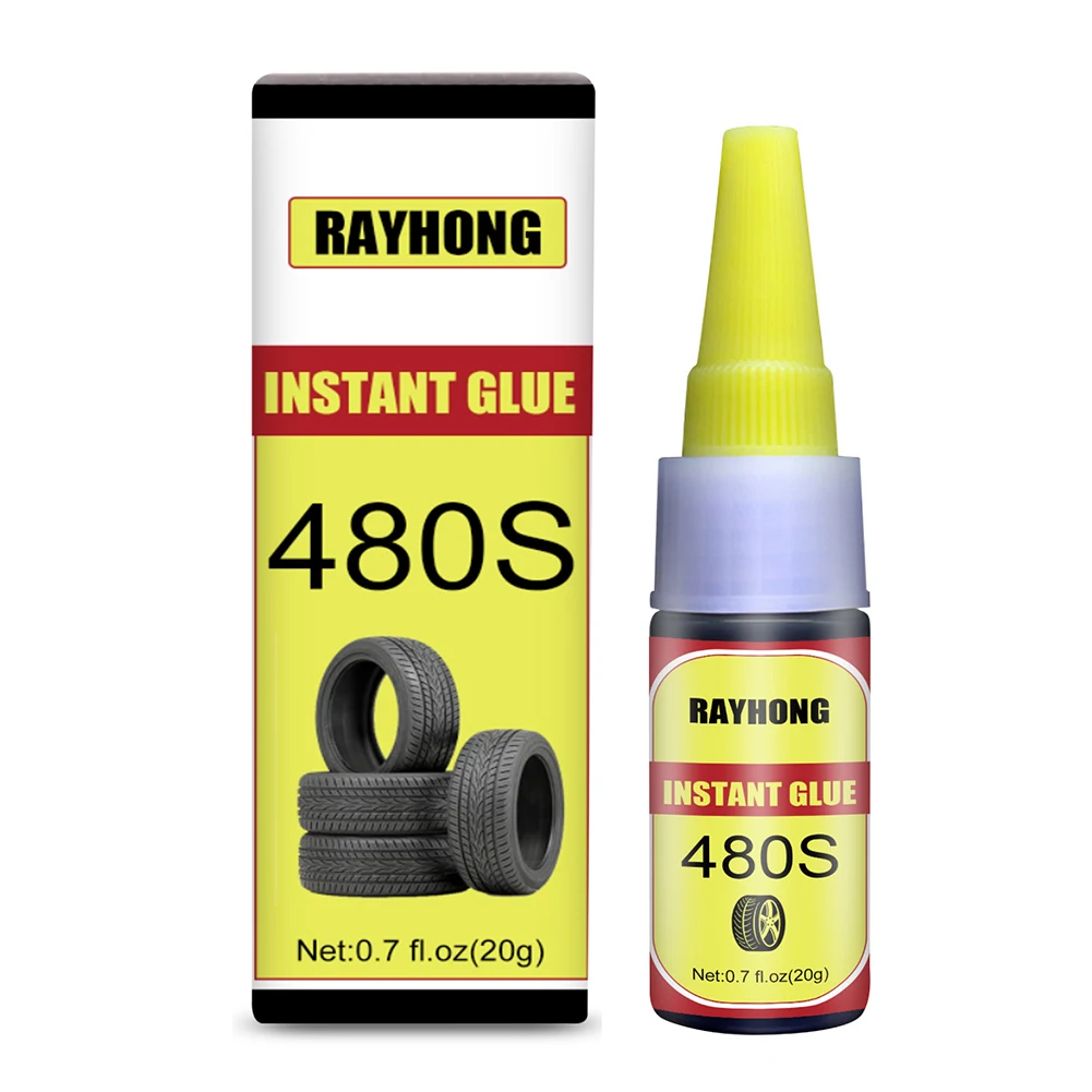 480s Auto Adhesives Tire Repair Black Glue Window Speaker Seal Car