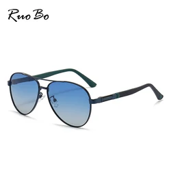RUOBO Fashion Oversize Polarized Sunglasses For Men Women Classic Gradient Spring Sun Glasse Driving Eyeglass UV400 Gafas De Sol