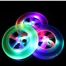 Новая детская игрушка летающие диски спортивные флэш Открытый Классический Форма кольца пляж площадь светящиеся игрушки флэш Спортивные Летающие пластины