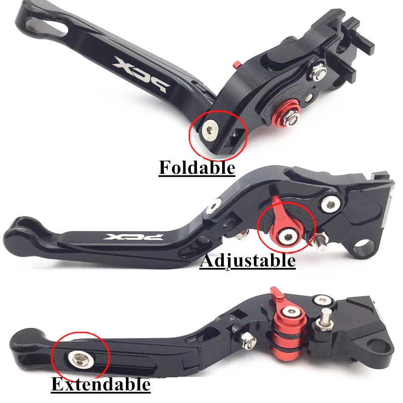Modified Motorcycle Pcx125 Pcx150 Brake Lever Handle Clutch Adjustable Folding Extendable With Parking For Honda Pcx 2018 2019 Aliexpress