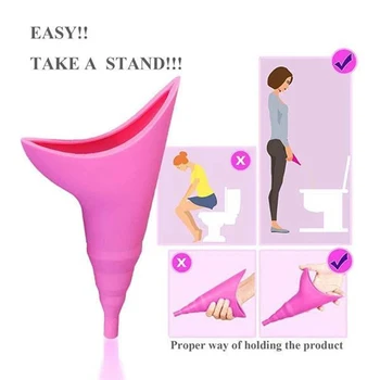 

Reusable Squat-free Female Urinal Outdoor Travel Camping Portable Urination Device HUG-Deals
