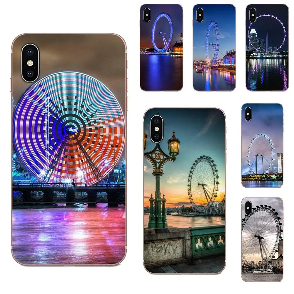 ТПУ дизайн для Galaxy Grand A3 A5 A7 A8 A9 A9S On5 On7 Plus Pro Star 2015 2016 2017 2018 крутой Лондонский цветной