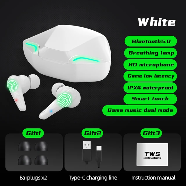 ER-01 TWS Wireless Headphones Bluetooth-compatible Earphones Sports Waterproof In-ear Earbuds Headsets Stereo Bass Free Shipping Wireless Headphones