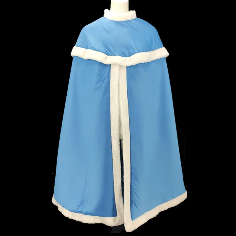 

Sleeping Princess Aurora Role-playing Blue Cape Adult Women Long Cloak Halloween Carnival Cosplay Costume