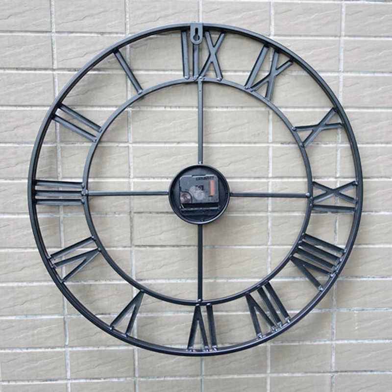 Ретро Настенные часы классические 16 ''(40 см)/19'' (47 см) бесшумные