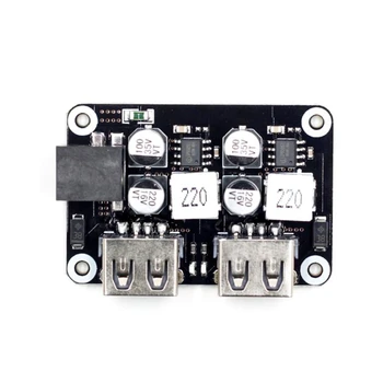 

Dual 2 Double USB Fast Charger Buck Module Input 6V- 30V Single Port 24W Support QC2.0 QC3.0 QC 2.0 3.0 Car Vehicle Board
