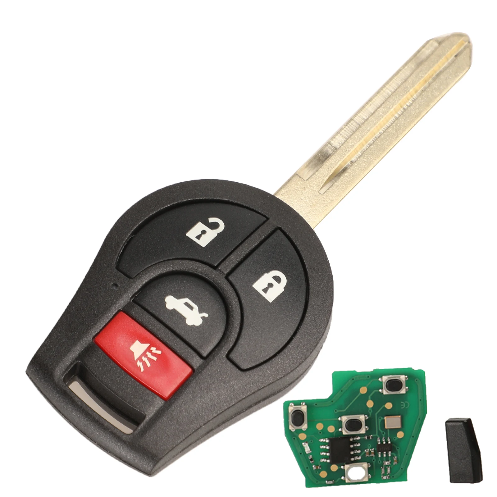 Jingyuqin дистанционный ключ автомобиля 315 МГц ID46 чип для Nissan Keyless entrip Fob передатчик CWTWB1U751 1788D-WB1U751 H0561-C993A 3/4 BTN