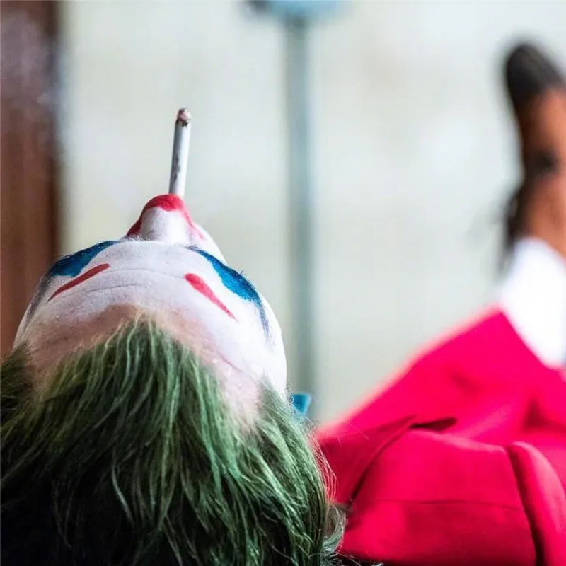 Горячая новинка DC фильм Бэтмен Джокер маска на Хеллоуин для косплея детали костюма Латекс Зеленый парик террор темно