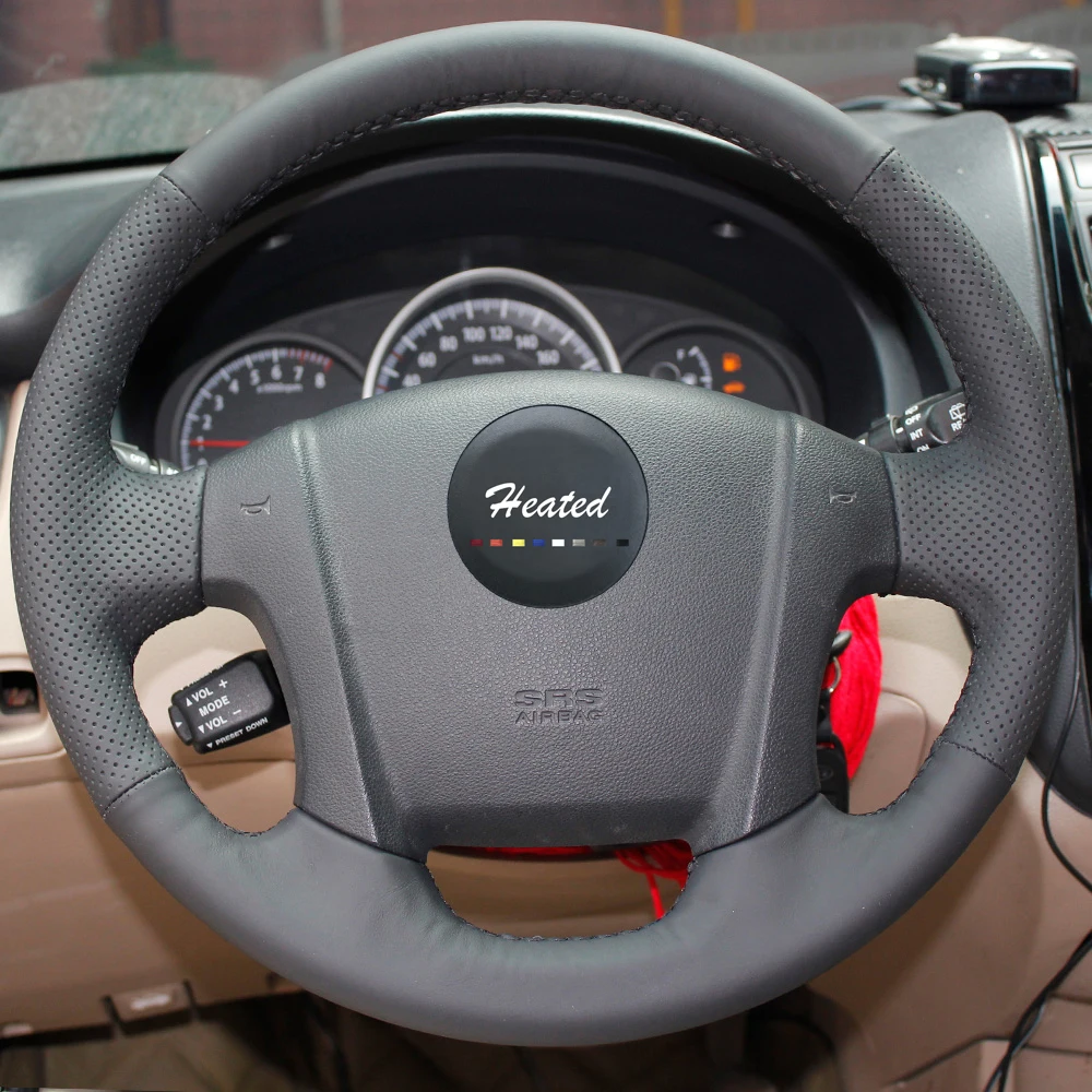 Чехол рулевого колеса автомобиля для Kia Sportage 2 2005 2010 2009 оплетка на руль верхний