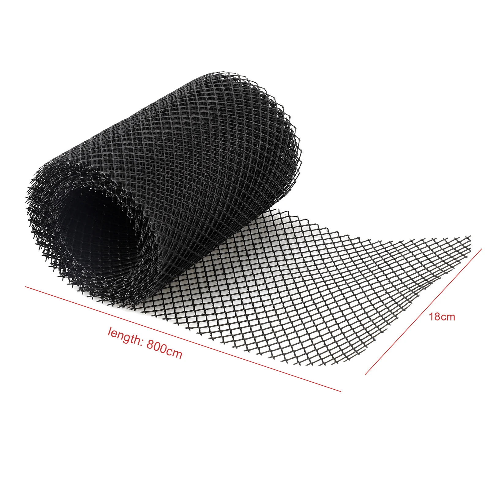 Roof Gutter Guard Mesh Prevents Blockage Leaf Protection Cover Plastic Gutter Net Overflow Cleaning Tool 18x800cm