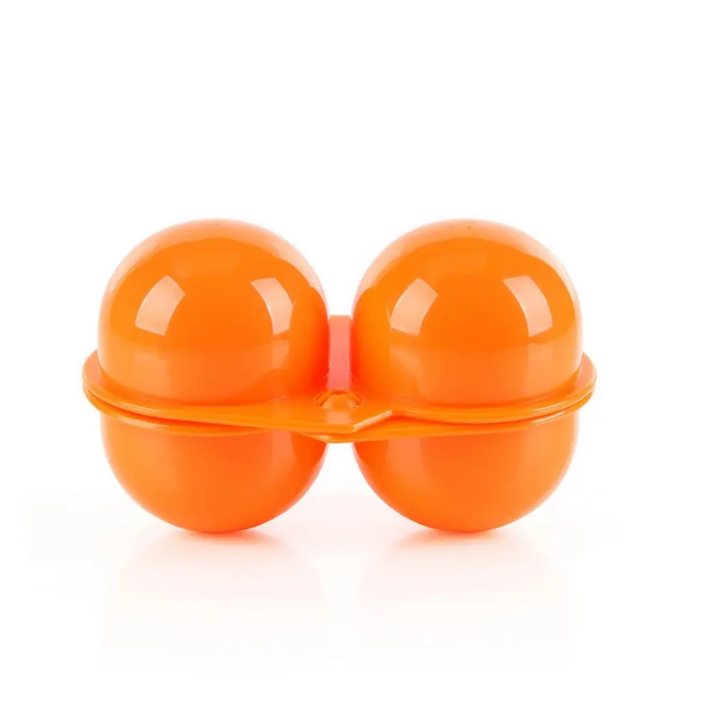 

2019 Portable 4 Eggs Plastic Container Holder Egg Storage Box Handle Case