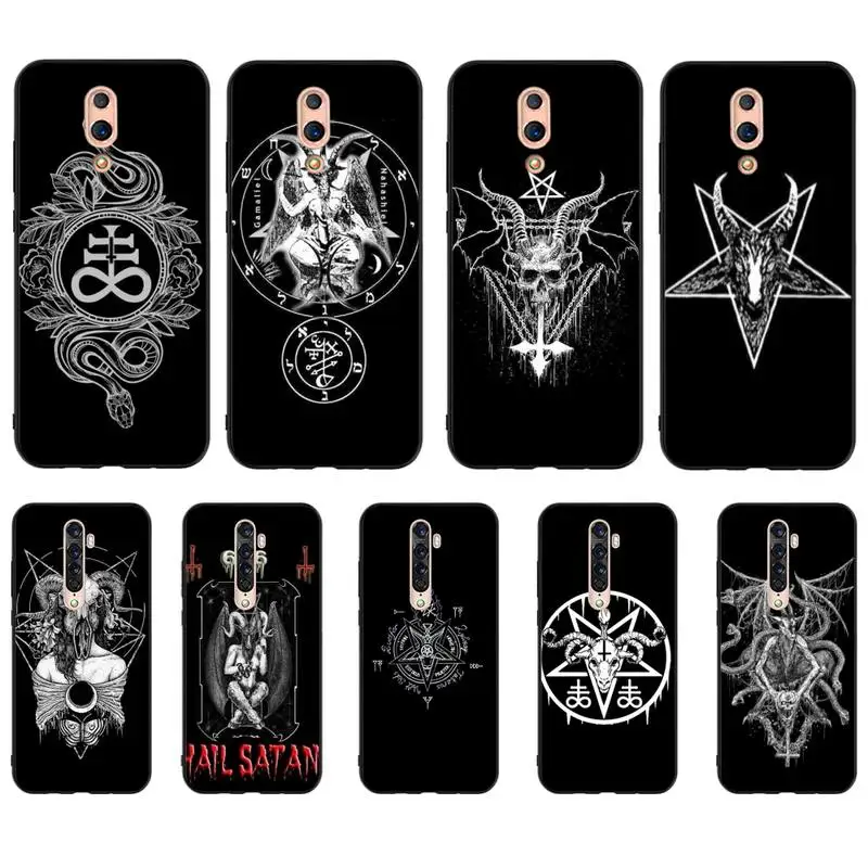 Babaite Pentagram 666 Demonic Satanic Phone Case For OPPO A5 A9 A5S A1K A37 F7 F5 F9 RealmeX C2 C3 X2PRo XT 3 5 6Pro Reno2Z | Мобильные