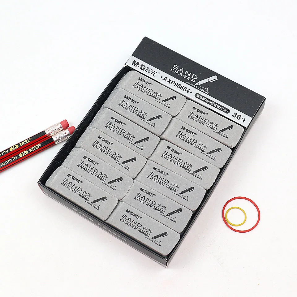 Милый кавайный матовый резиновый ластик 6 шт./лот профессиональный используется