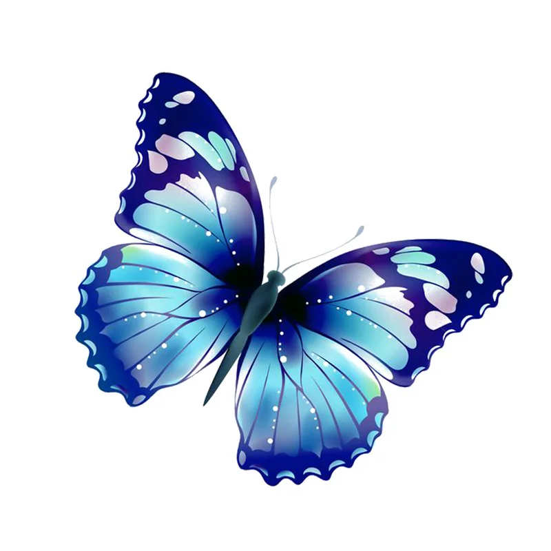 

Hot Sell Creative Butterfly Cartoon Graffiti Car Stickers Styling Bumper Car Decals Sunscreen Decal KK14*13cm
