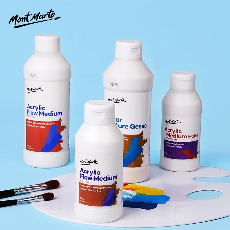 Mont Marte Acrylic Paint 500ml Professional Waterproof Drawing Painting  Pigment Hand Painted Wall Drawing Crafts Art Supplies - AliExpress