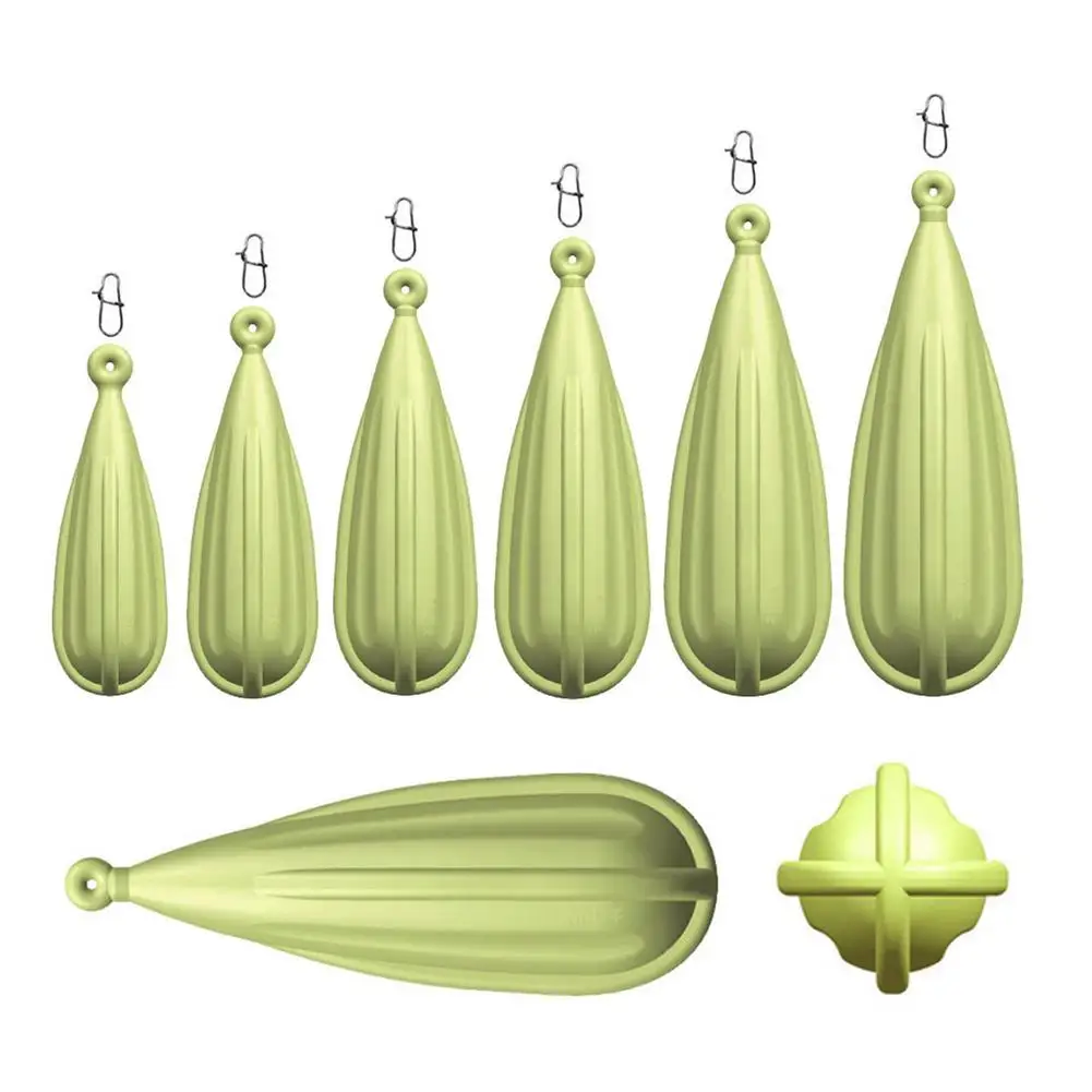 6pcs Fishing Practice Plug PVC Fishing Practice Casting Plug 3g 5g 8g