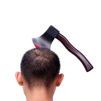 

Halloween Horror Headband Simulation Cutter Axes Needle Saw Tricky Props Halloween Party Headband Decoration Accessories FP8
