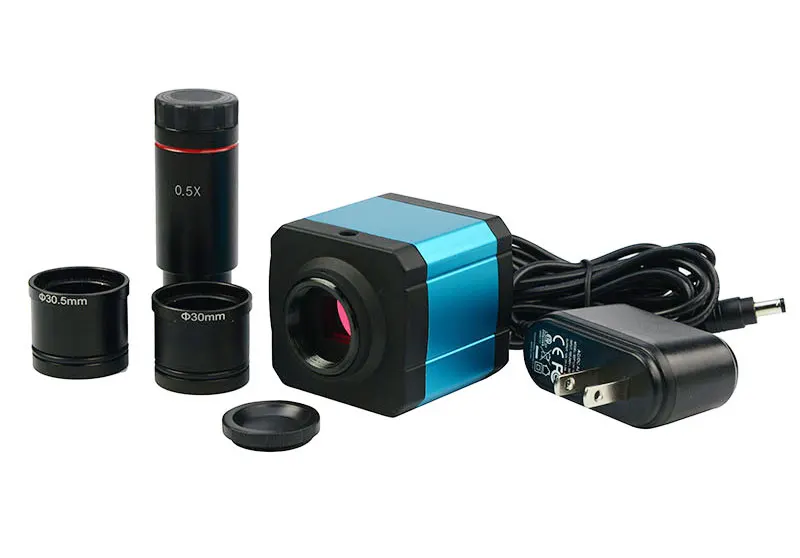 14MP HD цифровой микроскоп камера+ 0.5X c-крепление+ 30 мм 30,5 мм переходное кольцо электронный окуляр CCD камера видео для микроскопа