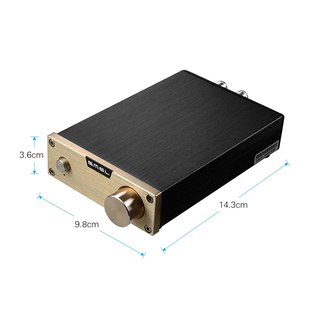 S.M.S.L SA-98E Музыка Аудио Усилитель стерео HiFi цифровой динамик Amp TDA7498E с адаптером питания аксессуары