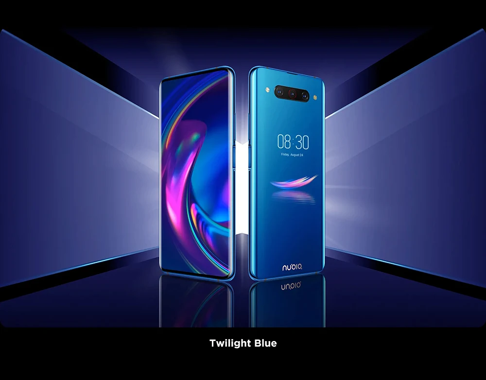 Глобальная версия мобильного телефона zte Nubia Z20 8 Гб 128 ГБ, двойной экран Snapdragon 855 plus, четыре ядра, 4000 мАч, 3 камеры заднего вида, смартфон