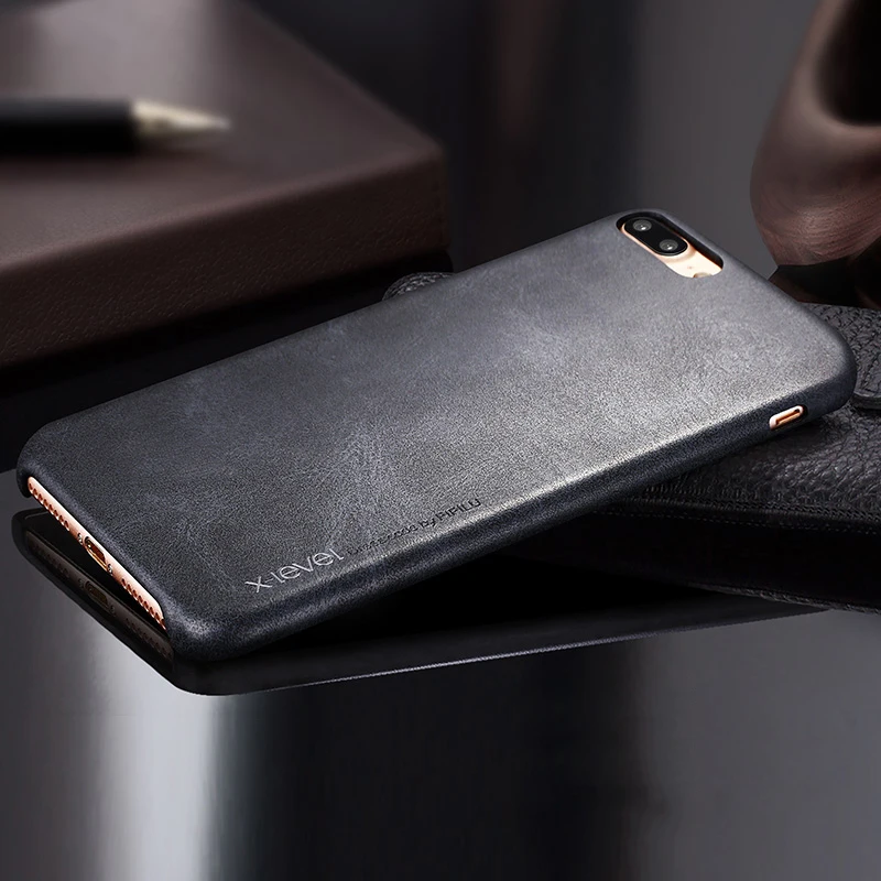 Для iPhone XS чехол для MAX XR, X-Level, роскошный винтажный кожаный чехол для iPhone 6 6s Plus, чехол на заднюю панель для iPhone 7, 8, 8 plus, hoesje