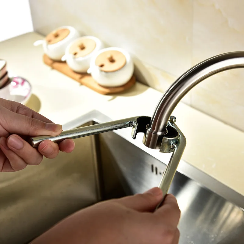 Bubbler Противоскользящий расслабляющий смеситель для раковины инструмент демонтажа предотвращения травм умывальник кран рот сетки гаечный ключ