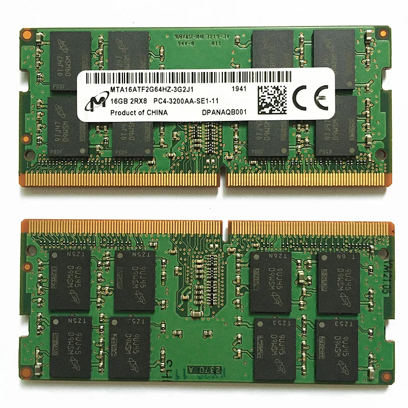 Micron DDR4 RAM 16GB 3200MHZ ddr4 laptop memory 16GB 2RX8 PC4