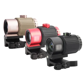 

Tactical 43 scope 3X Magnifier Scope Sight with Switch to Side STS Quick Detachable QD Mount for Hunting rifle Gun