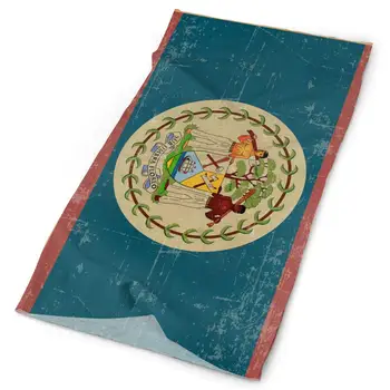 

Flag Of Belize Grunge Tube Bandanas Headwear Headband Magic Scarf Face Mask Neck Gaiter