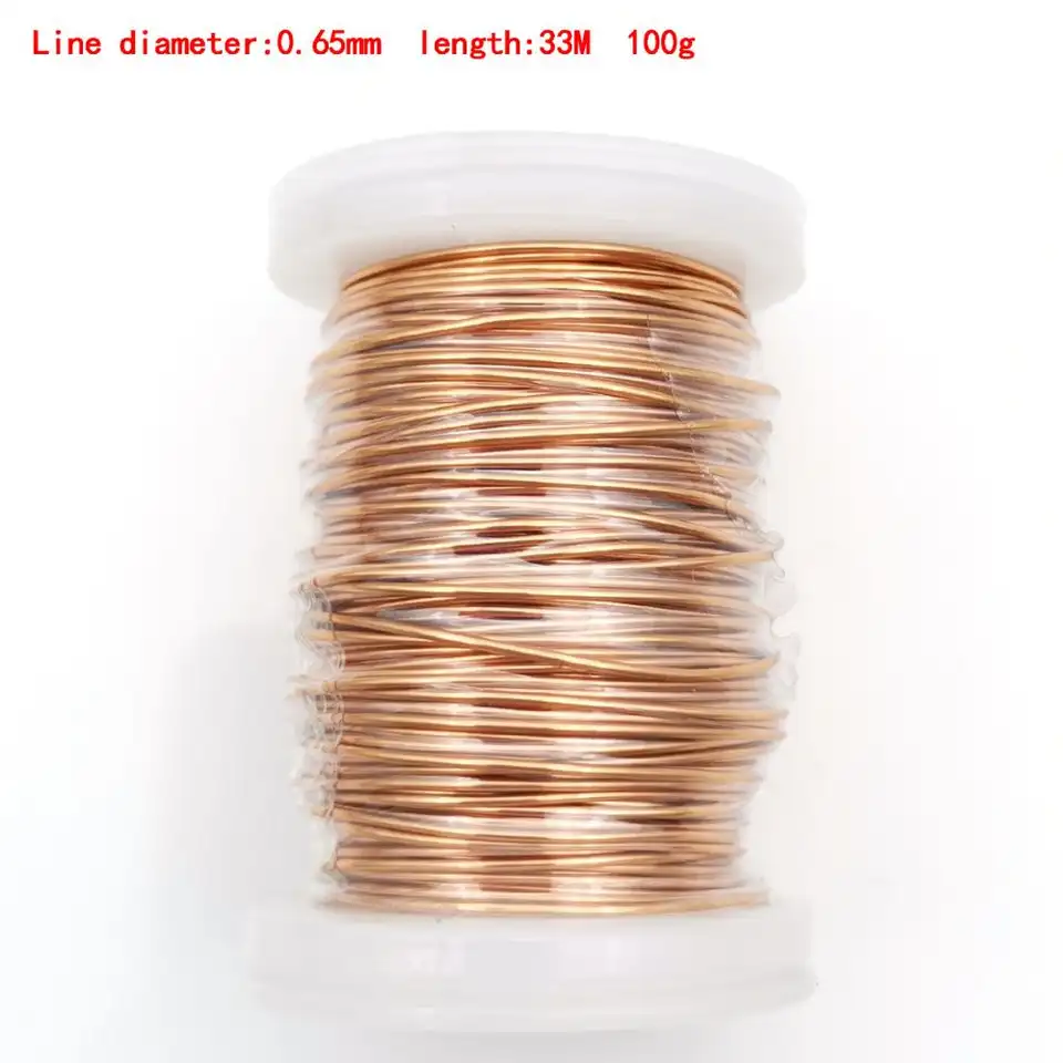 0.13mm 0.25mm 0.51mm 1mm 1.25mm Copper Wire Magnet Wire Enameled Copper Winding Wire Coil Copper Wire Winding Wire Weight 100g image 9