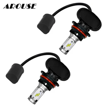 

AROUSE 2pcs 9004 LED Car Headlights 60W 8000LM 6000K CSP Auto Headlamp Bulbs H13 H1 H4 H7 H8 H3 880 9005 9006 9007 Car Fog Light