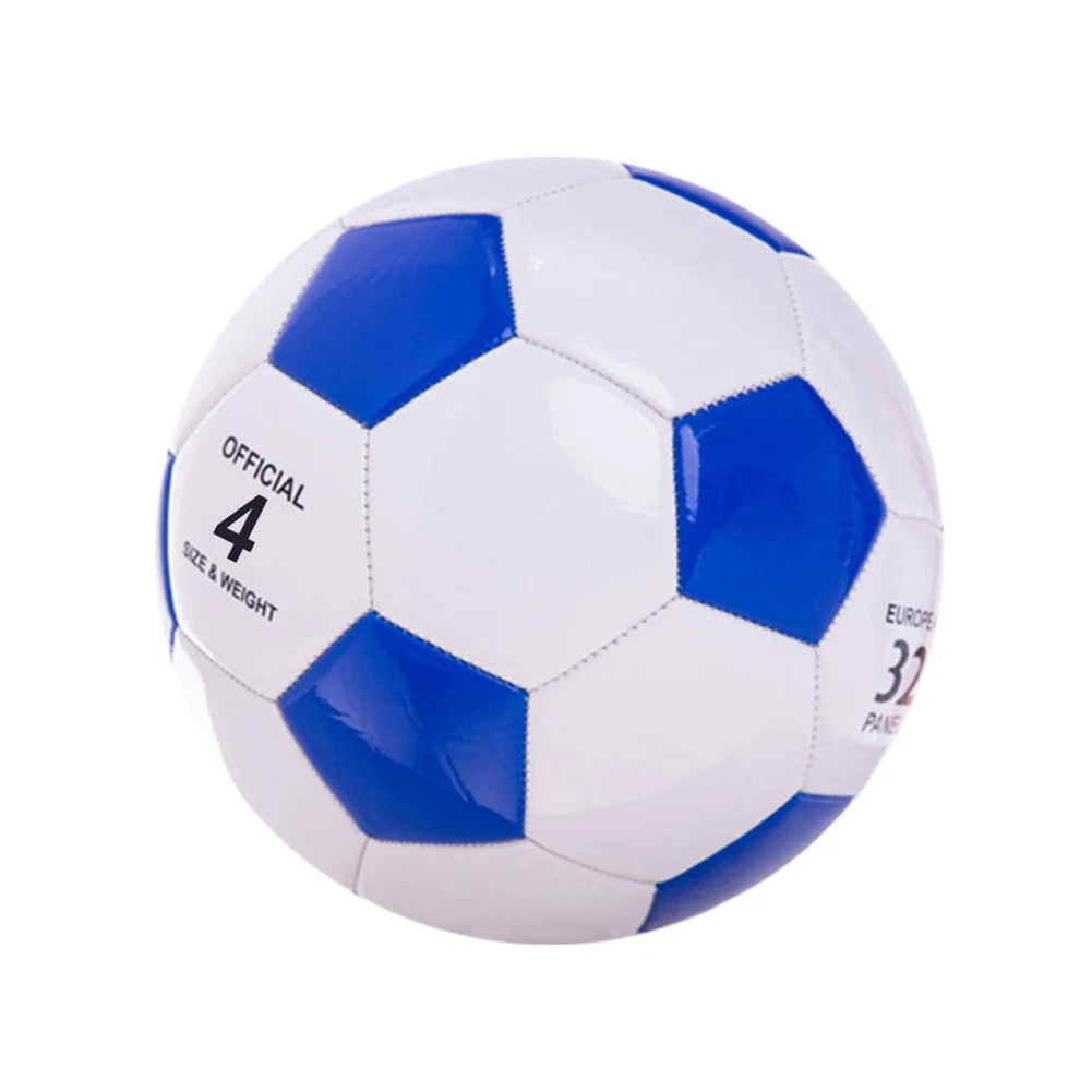 Классический размер 4, 5, износостойкий футбольный мяч из искусственной кожи для командного матча, тренировочный мяч для студенческой команды для детей и взрослых - Цвет: Blue 4