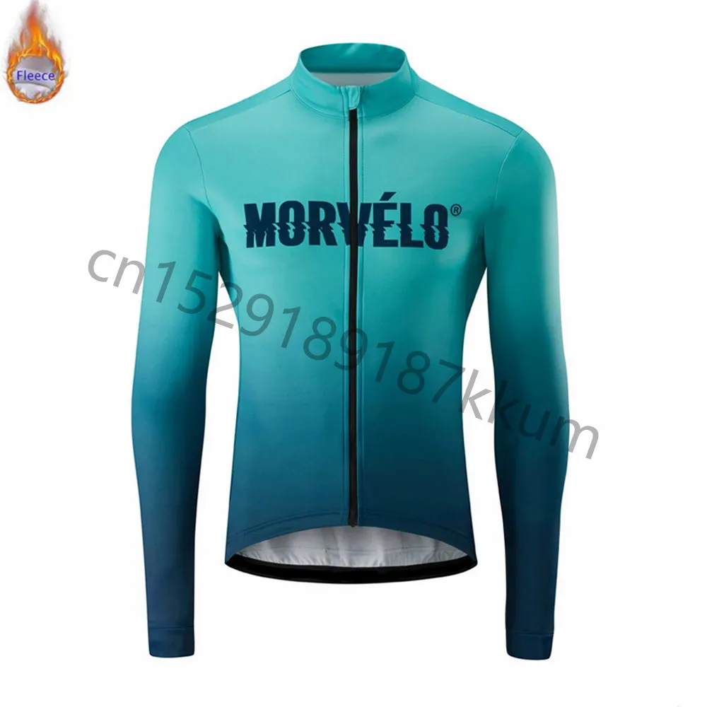 Теплый Pro team Зимняя Теплая Флисовая одежда для велоспорта Morvelo Мужской трикотажный костюм для прогулок верховой езды на велосипеде MTB Одежда комбинезон комплект