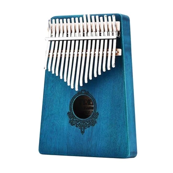 

17-tones Mahogany Kalimba Single Board Thumb Piano Mbira Keyboard Instrument