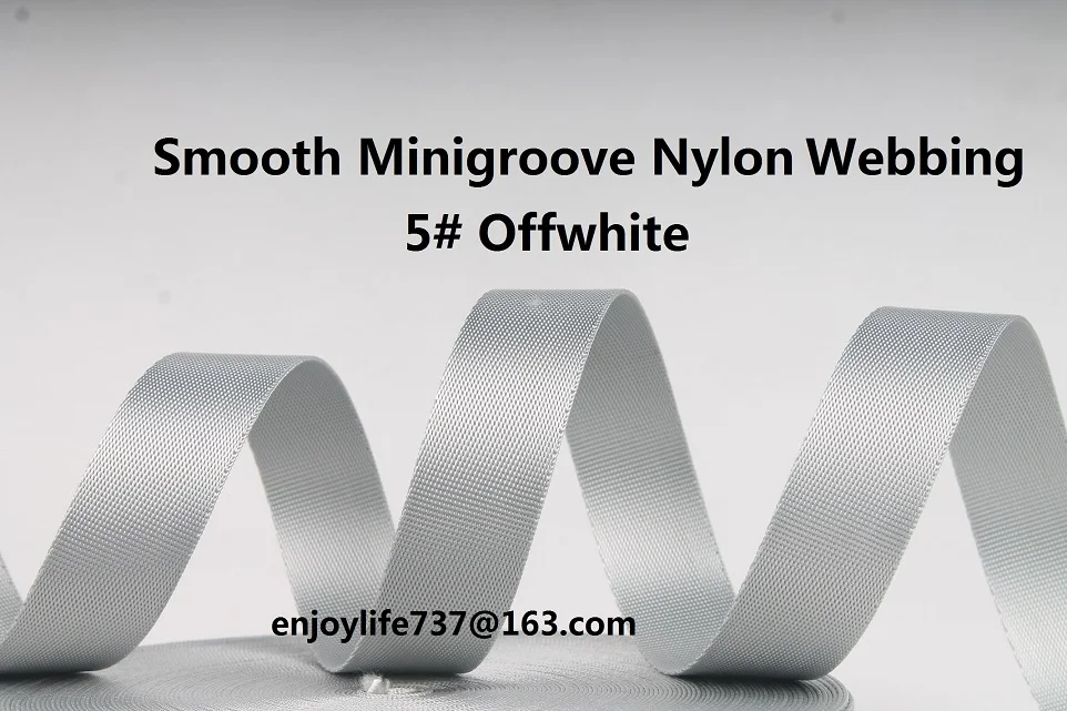 25/32/шириной 38 мм; цвет черный, темно-синий, кофейный, темно-серый серовато-белый хаки фуксия фиолетовый гладкая minigroove узор нейлоновая сетчатая лента - Цвет: 5 Offwhite