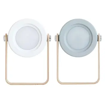 

Creative wooden handle portable lantern lamp telescopic folding led table lamp charging night light reading lamp