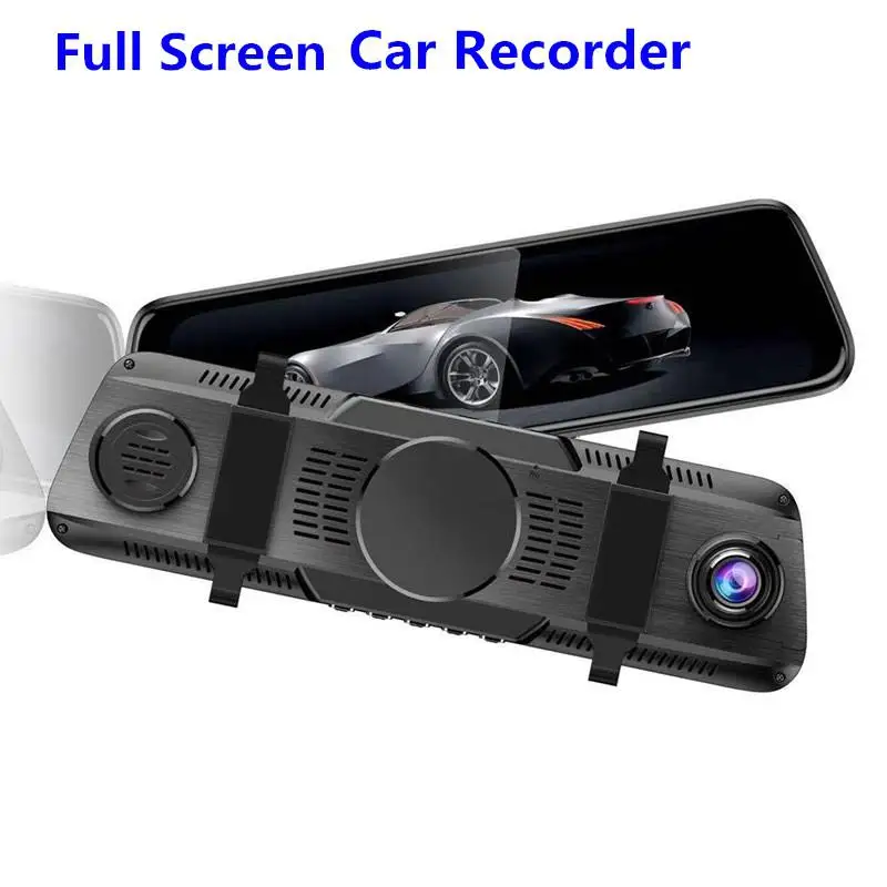 Автомобильный рекордер DVR потоковый медиа Dashcam HD ночного видения Передние Задние двойные линзы