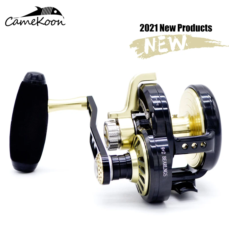 Катушка для троллинга CAMEKOON серии 200/300/400 Пресноводной и соленой воды рыболовная