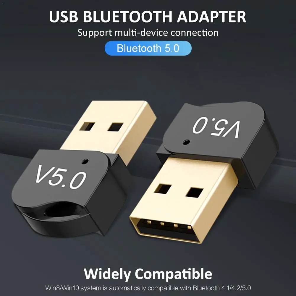 Высококачественный USB Bluetooth 5,0 адаптер компьютерный беспроводной приемник передатчик для Bluetooth динамик клавиатура Windows