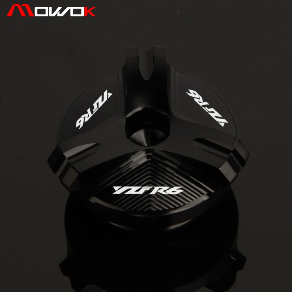Колпачок наполнителя двигателя мотоцикла CNC M27 * 3 для YAMAHA YZFR6 YZFR6S yzf r6 1999 2021 2011 2012 2013
