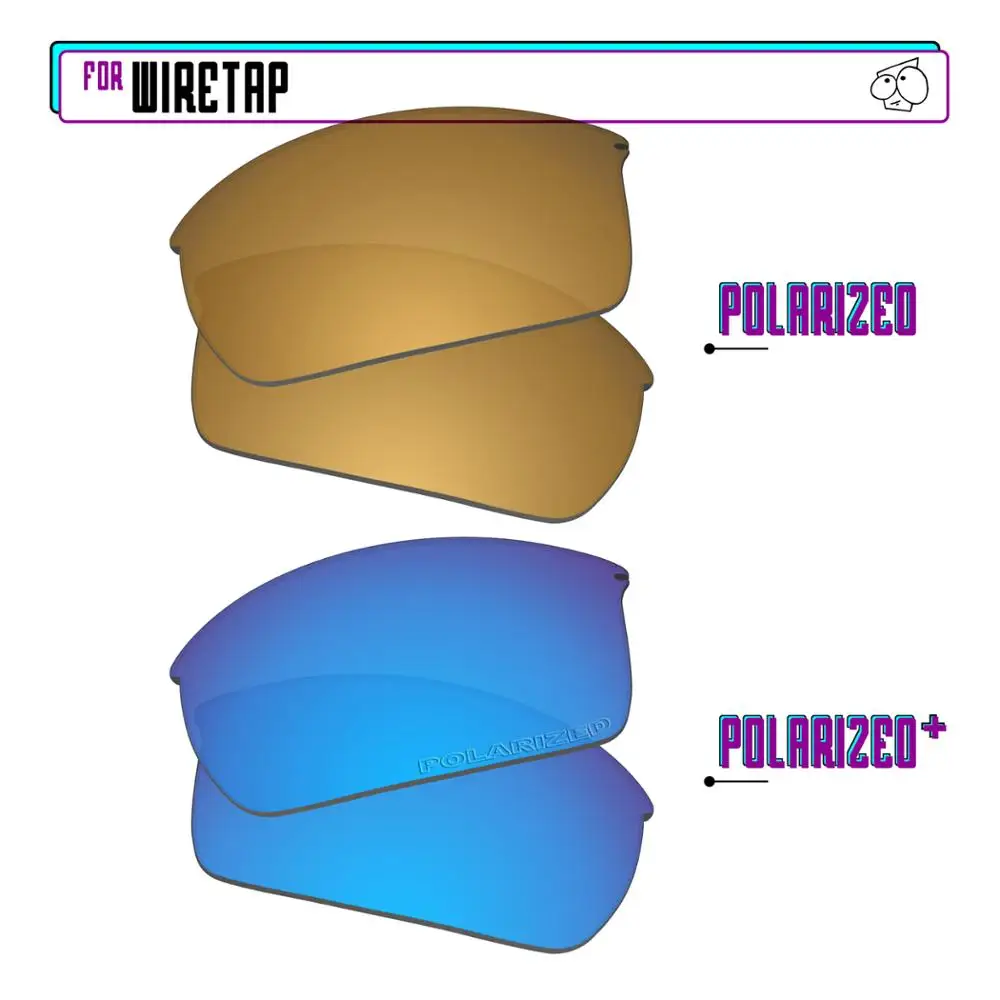 

Поляризованные Сменные линзы EZReplace для солнцезащитных очков Oakley-BlueP Plus-GunmetalP