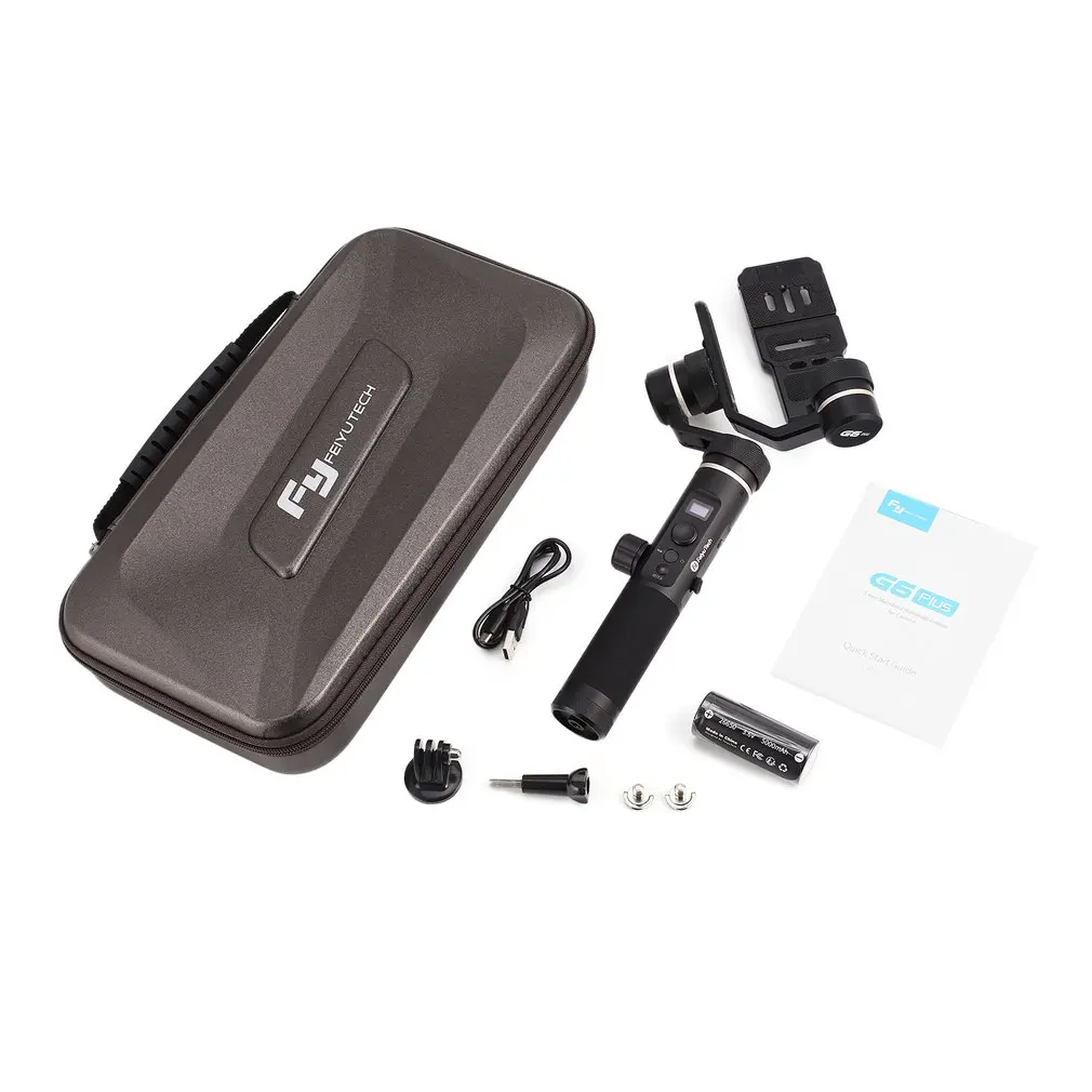 

FeiyuTech G6 Plus 3-axis Handheld Gimbal Stabilizer WiFi Bluetooth for GoPro HERO/Sony RX100/Canon M10 Camera Smartphones fz