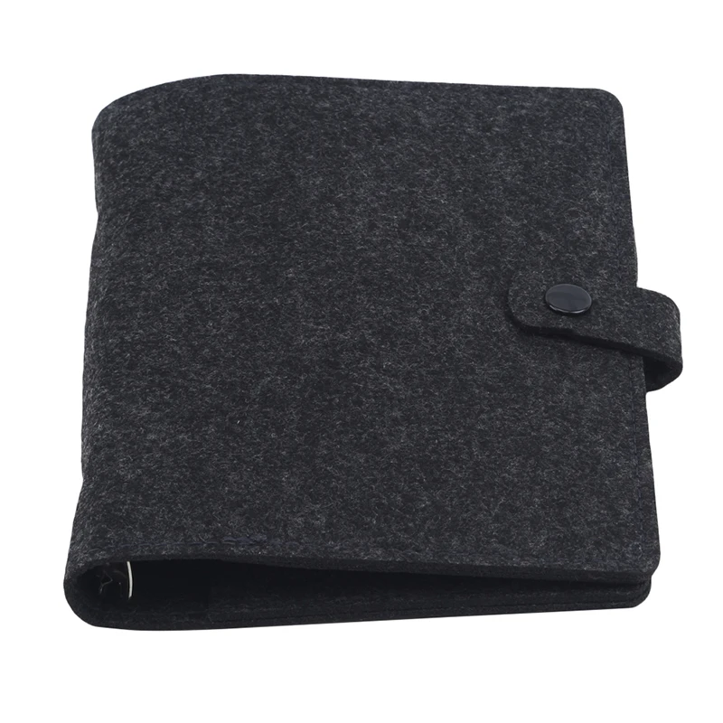 A5 A6 Felt shell fabric notebook Loose Leaf Notebook Paper Planner Inner Page ring binder Stationery Gift Traveler Journal 2