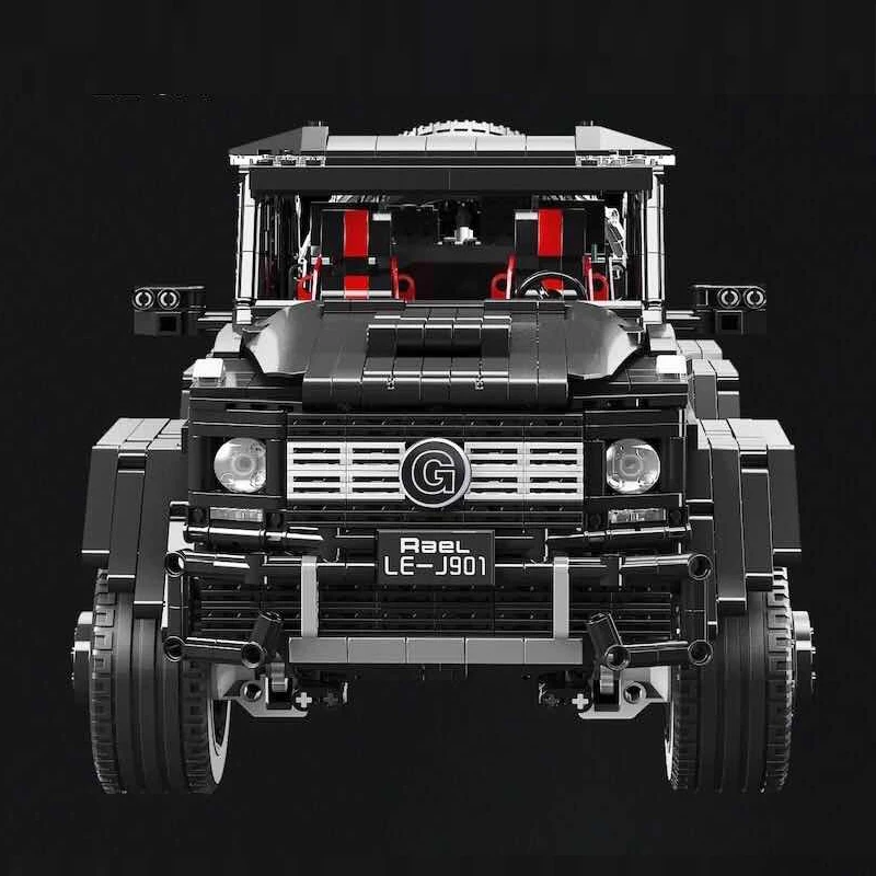 LE-J901, 3300 шт., серия Technic Car, совместимая с MOC 2425 G63AMG 6X6 LAND крейсер, модель строительных блоков, кирпичи, Детские машинки, игрушки