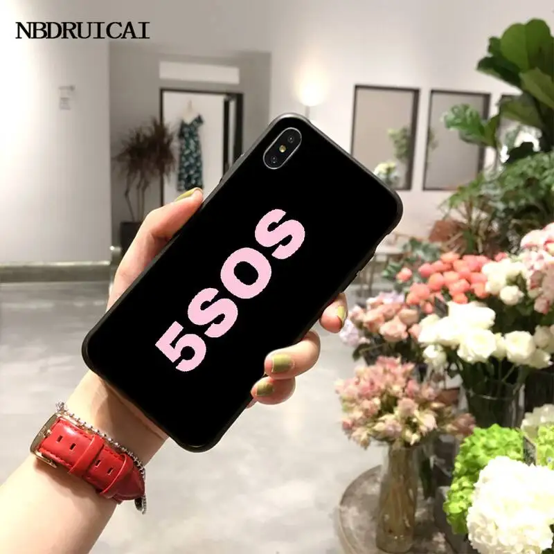 PENGHUWAN 5SOS 5 seconds of summer ТПУ чехол для телефона с изображением на задней панели Корпус