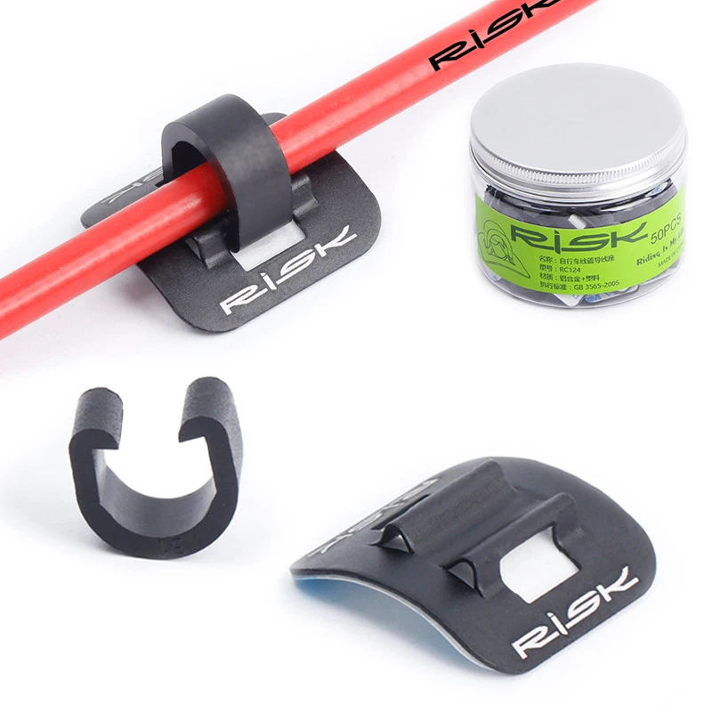 Bicycle Cables Housing Frame MTB Bike Parts Oil Tube Fixed Clips Shift Brake Guide Cable U Buckle Housing Hose Tube Fixed Clamp afbeelding