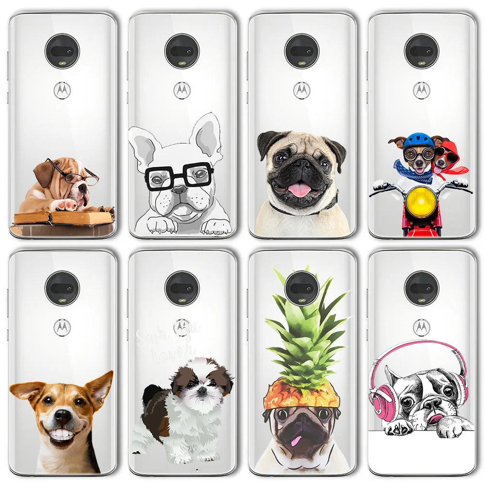 Чехол ciciber Vogue Dog с милыми животными для Motorola Moto G10 G30 G9 G8 E7 E6S G7 G6 E6 G5 G5S E5 One Macro Plus Play