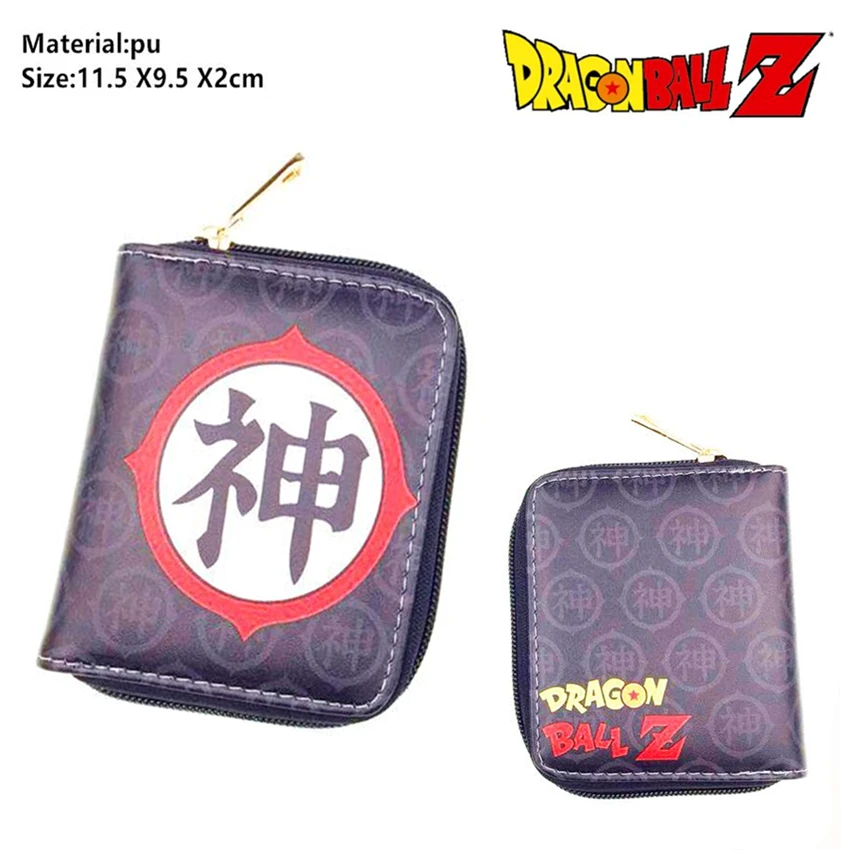 Аниме Dragon Ball Z Супер кожаный кошелек Goku Vegeta короткий Pu для мальчиков и девочек на молнии Держатель для карт женский мини маленький кошелек для монет сумочка - Цвет: E
